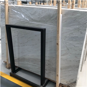 Lafite White Grey Marble Slab For Villa Project