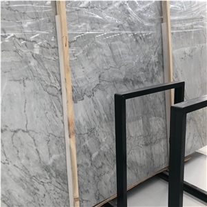 Lafite White Grey Marble Slab For Villa Project