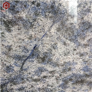 Luxury Azul Cristal Granite Slab For Interior Wall