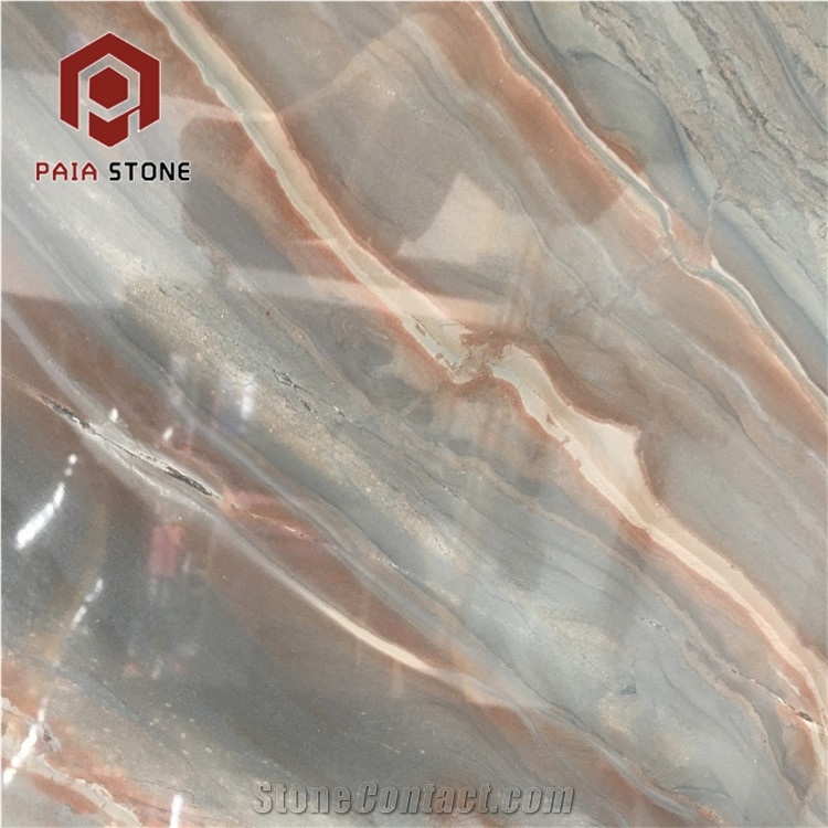 Luxury Elegant Brown Quartzite For Background Wall