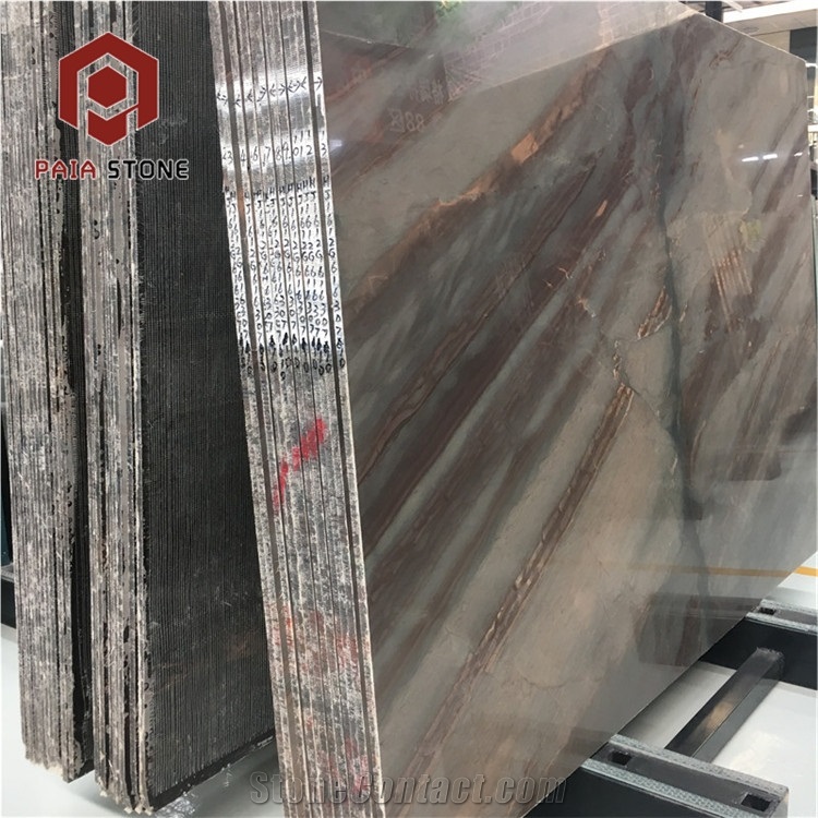 Luxury Elegant Brown Quartzite For Background Wall