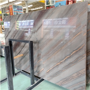 Luxury Elegant Brown Quartzite For Background Wall