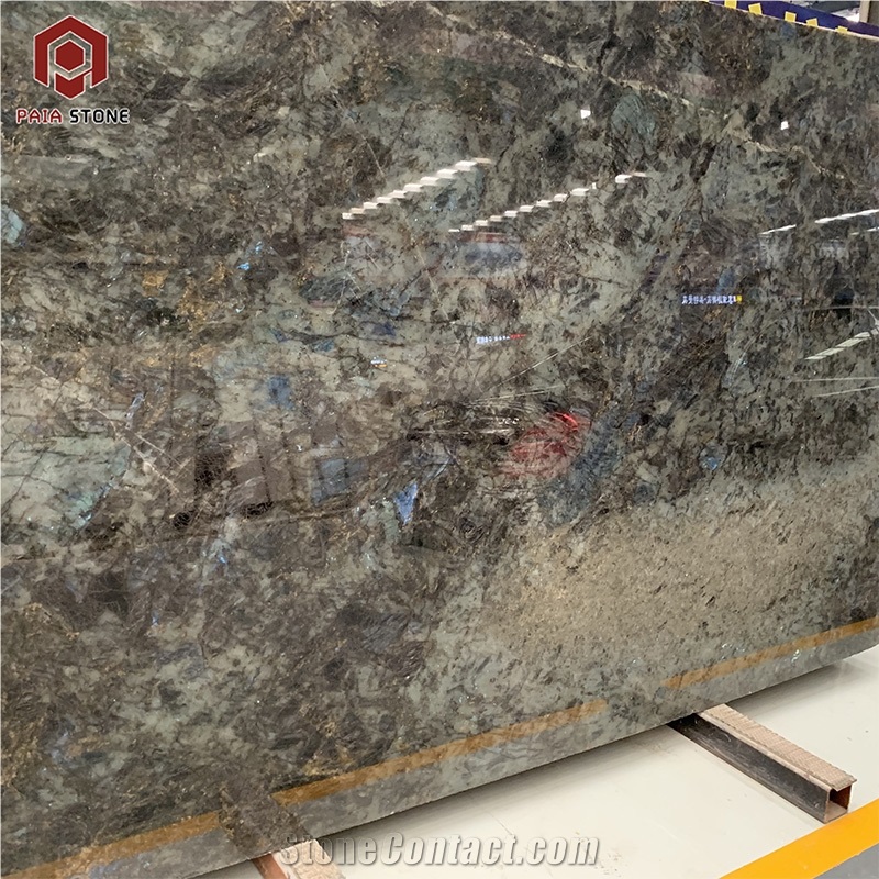 Luxury Jade Blue Granite Slab For Hotel Project