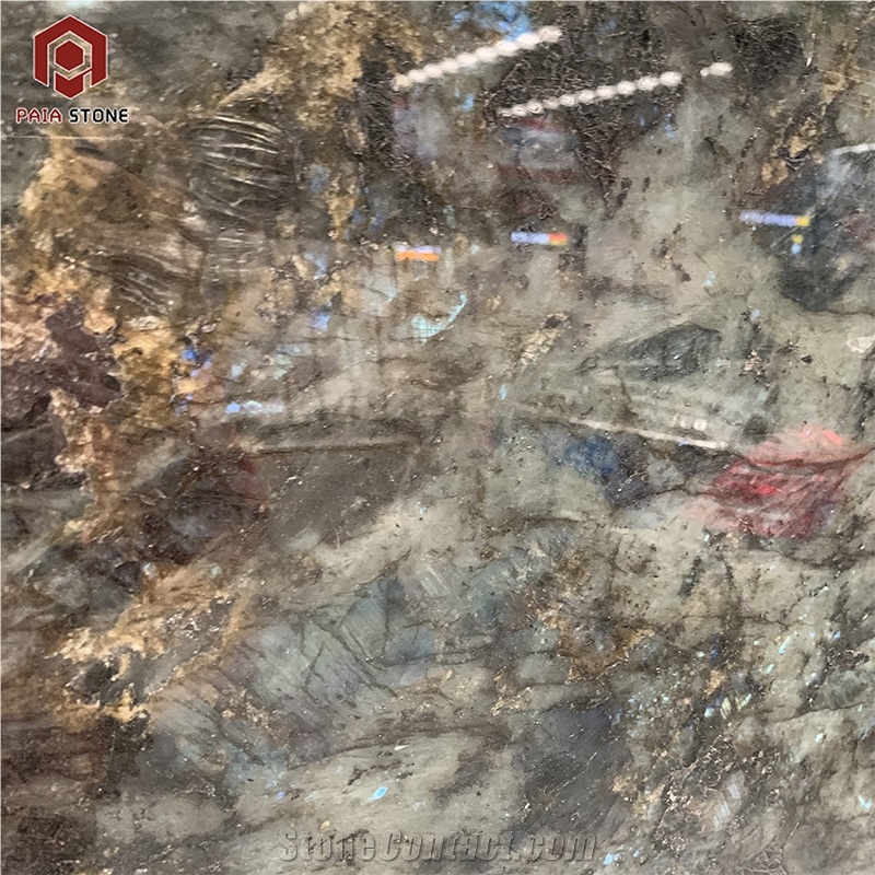 Luxury Jade Blue Granite Slab For Hotel Project