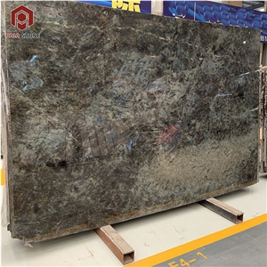 Luxury Jade Blue Granite Slab For Hotel Project