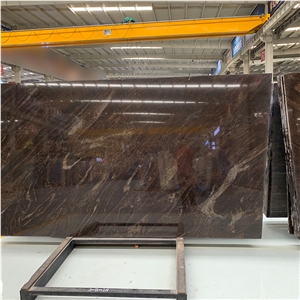 Luxury Quicksand Brown Granite Slab For Wall
