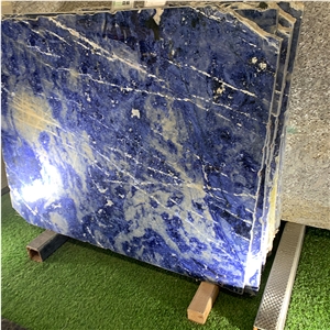 Luxury Sodalite Blue Marble For Background Decor