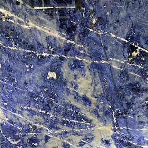 Luxury Sodalite Blue Marble For Background Decor