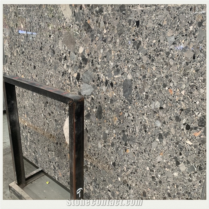 Macchiato Grey Marble Slab Indoor Outdoor Design