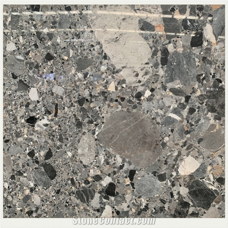 Macchiato Grey Marble Slab Indoor Outdoor Design