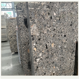 Macchiato Grey Marble Slab Indoor Outdoor Design