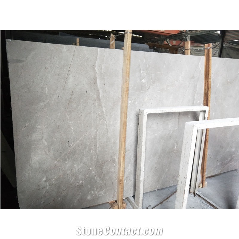 Natural Castle Gray Marble Slab for Hotel Project
