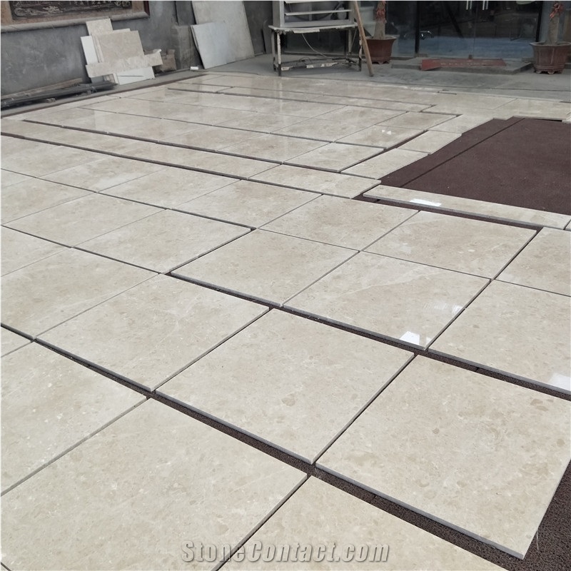 Natural Stone Ultraman Beige Colored Marble Tiles