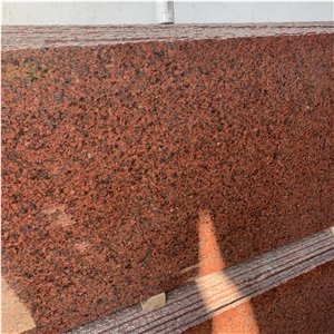 Outdoor African Red Granite Slabs Wall Floor