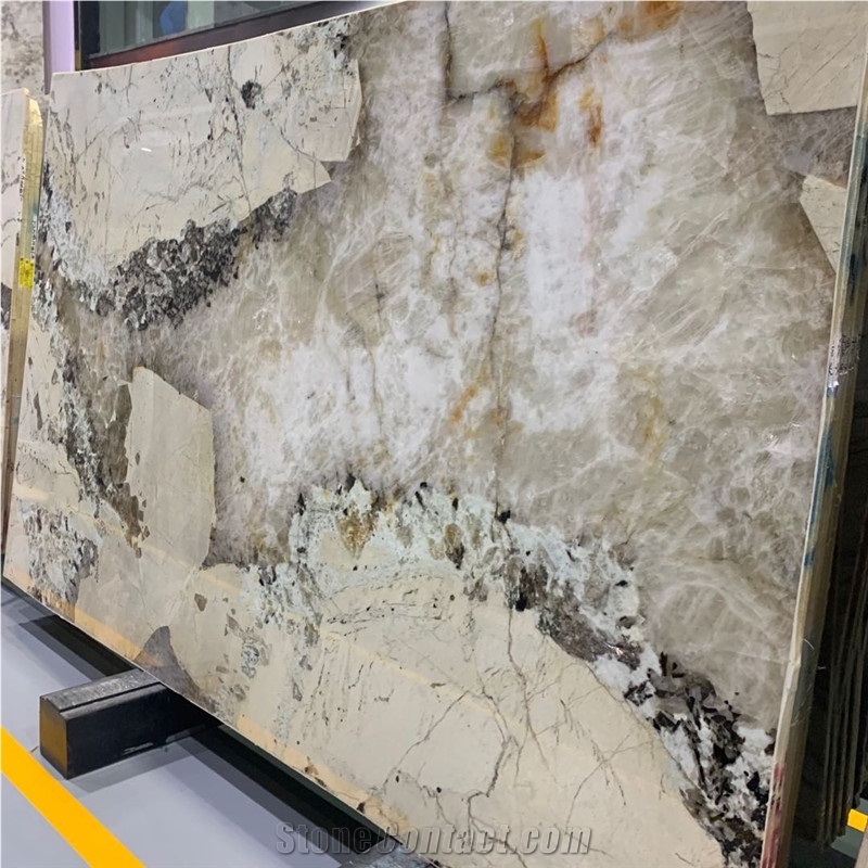 Pandora White Granite Slabs