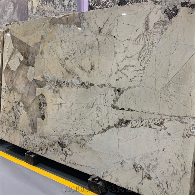 Pandora White Granite Slabs