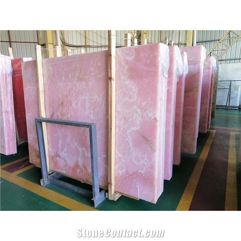 Persian Pink Onyx Slabs