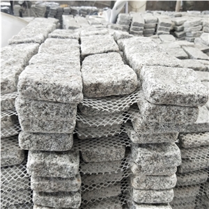 Rectangular Tumbled Gray Granite Paver Tiles