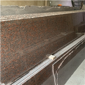 Rose Pearl Red Granite Wall Caldding Design