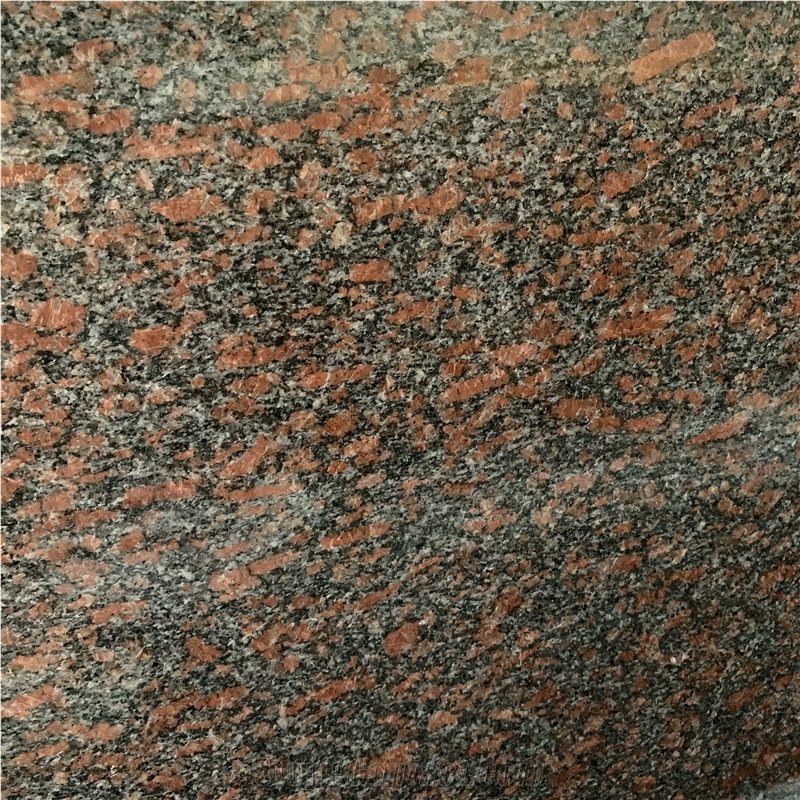 Rose Pearl Red Granite Wall Caldding Design