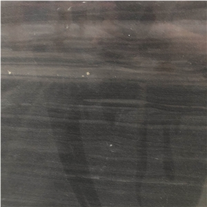 Royal Black Wooden Marble Slab For Indoor Decor