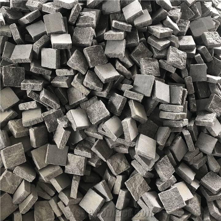 Seasame Black Net Paving Stone Natural Face Pavers