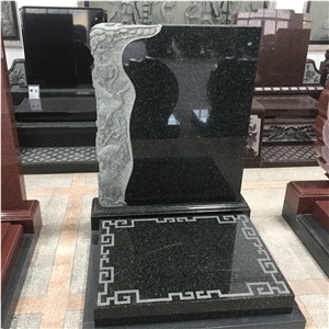 Maoshan Black Granite Monument/Tombstone/Gravestone Design