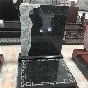 Maoshan Black Granite Monument/Tombstone/Gravestone Design