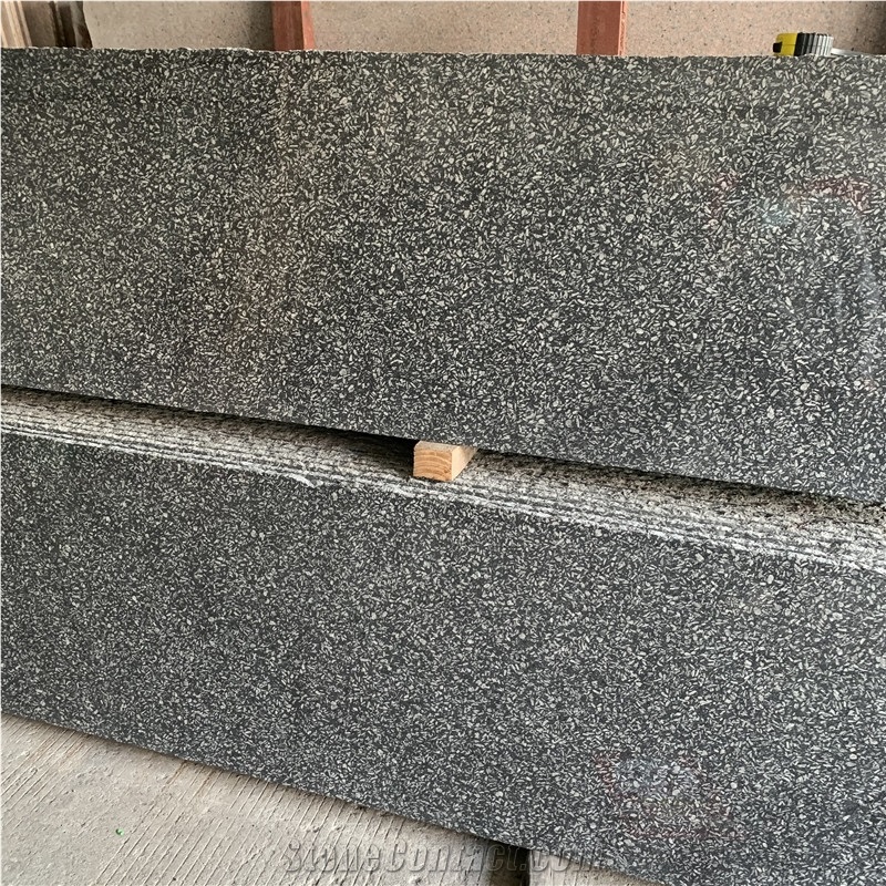 Snow Ice Dark Grey Granite Natural Stone
