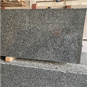 Snow Ice Dark Grey Granite Natural Stone