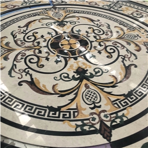Waterjet Pattern Marble Interior Hotel Design