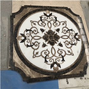 Waterjet Pattern Marble Interior Hotel Design