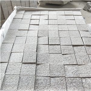 Wild Rose Pink Granite Cobblestone Paver Stone