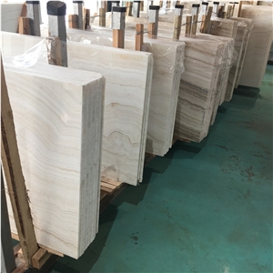 Wooden White Onyx Slabs Big Slabs