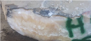Golden Cloudy Onyx Block, Iran Gold Onyx