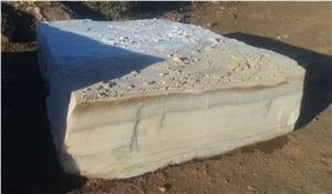 Golden Cloudy Onyx Block, Iran Gold Onyx