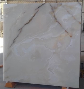 Golden Cloudy Onyx Block, Iran Gold Onyx