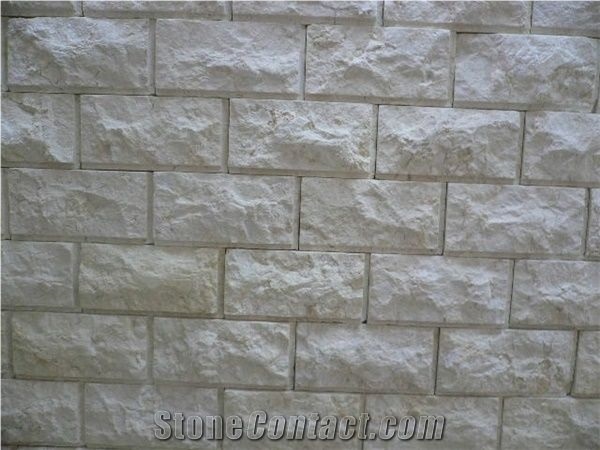 Galala Light Marble Split Face Wall Tiles
