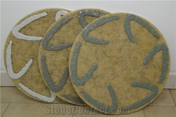 Cement Boomerang Floor Polishing Pads