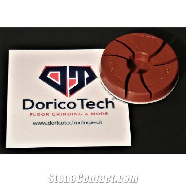Disco Eagle Red (Granito) Velcro Backed Floor Grinding Disc