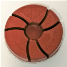 Disco Eagle Red (Granito) Velcro Backed Floor Grinding Disc