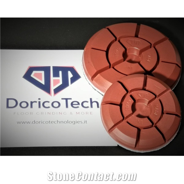 Disco Jupiter Red (Granito) Velcro Backed Floor Grinding Disc