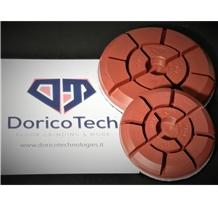 Disco Jupiter Red (Granito) Velcro Backed Floor Grinding Disc
