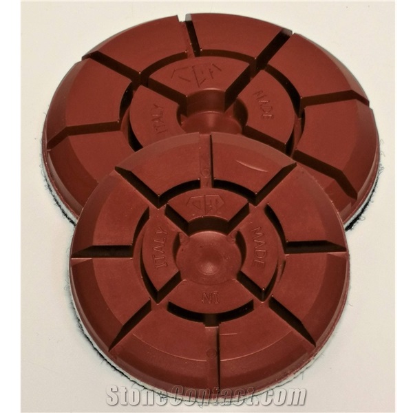 Disco Jupiter Red (Granito) Velcro Backed Floor Grinding Disc