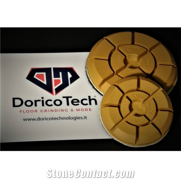 Disco Jupiter Yellow (Marmo) Velcro Backed Floor Grinding Disc