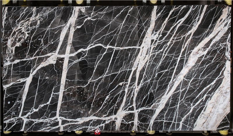 Calacatta Black Marble Slabs