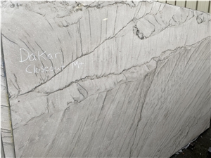 Dakar Quartzite Slabs,Exotic White Quartzite Slab