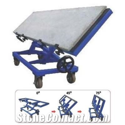 Kitchen Tops Processing Table - White Rubber