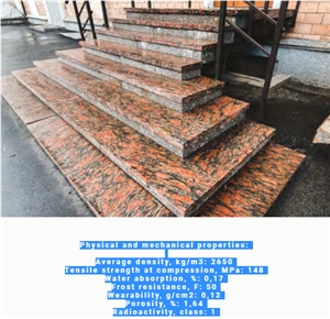 Karjalan Punainen- Kalguvara Granite Steps Karjalan Punainen- Kalguvara Granite Steps