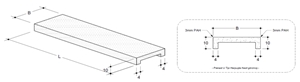 Terrazzo L Type Steps and Finishing Profiles